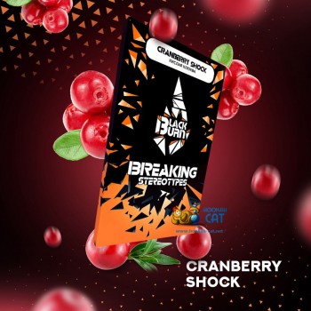 Заказать кальянный табак BlackBurn Cranberry Shock (БлэкБерн Кислая Клюква) 25г онлайн с доставкой всей России